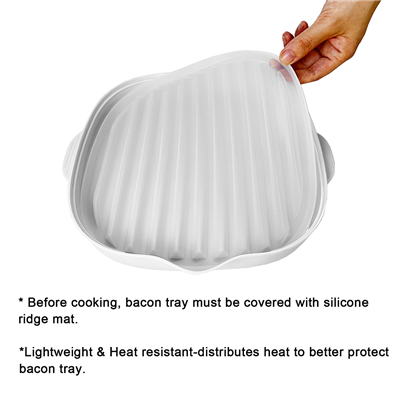 Plato bacon mikwo ond pou itilize fasil